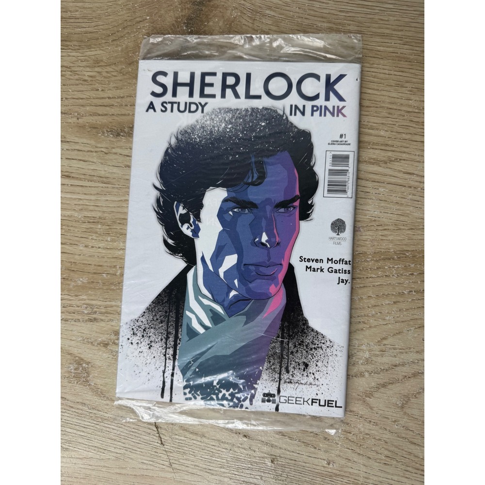 Sherlock A Study in Pink #1 Geek Fuel Exclusive Comic with COA Elena Casagrande